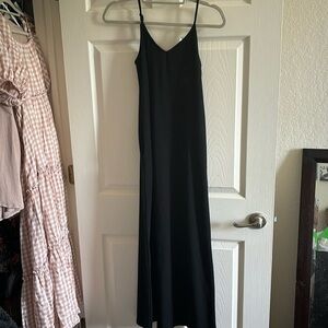 Carly Jean Los Angeles black spaghetti strap dress